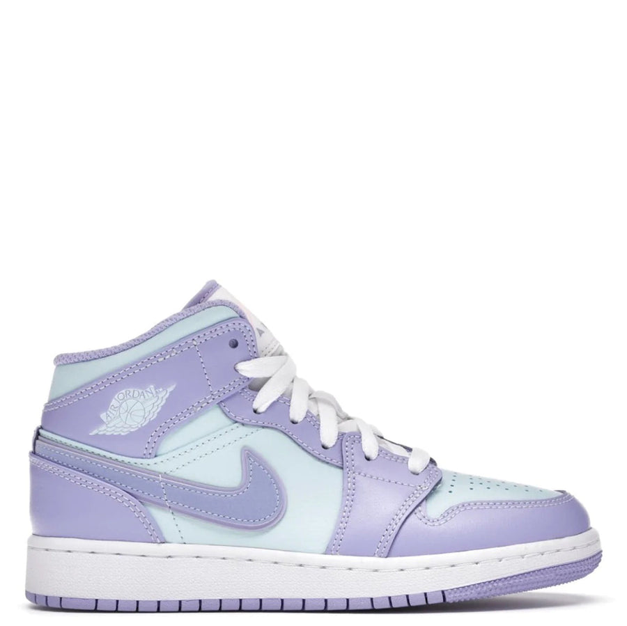 Air Jordan 1 Mid GS 'Purple Aqua'