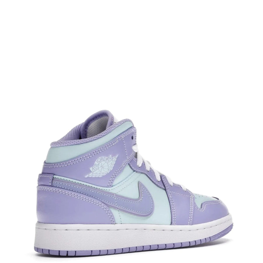 Air Jordan 1 Mid GS 'Purple Aqua'