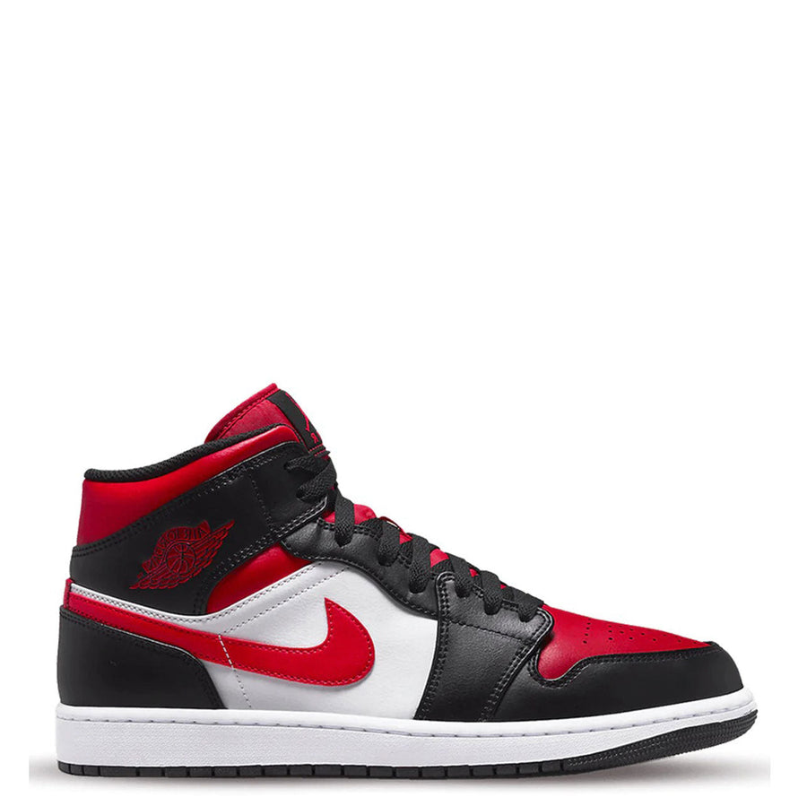 Jordan 1 Mid Alternate Bred Toe Fire Red