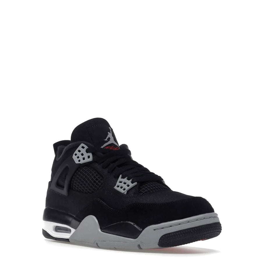 Jordan 4 Black Canvas