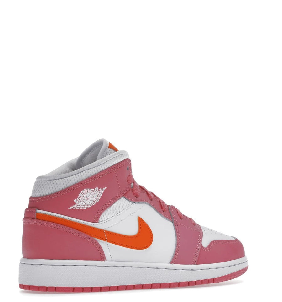 Air Jordan 1 Mid Pinksicle Safety Orange