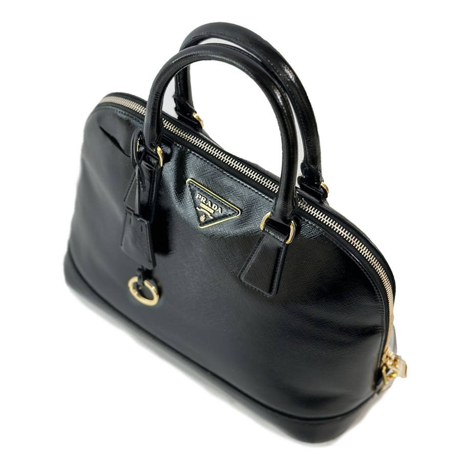 Prada Saffiano Pattern Leather Dome